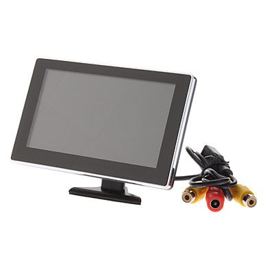 Monitor LCD 4.3 Polegadas c/ Sup câmera ré